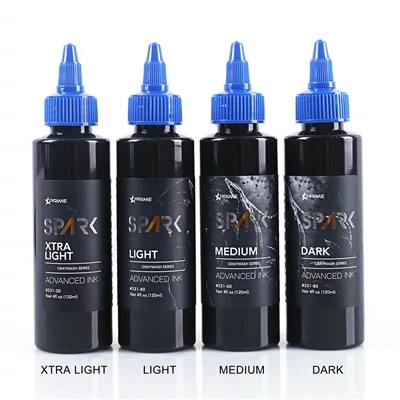 العضوية 4oz 120ml Graywash Makeup Black Tattoo Ink