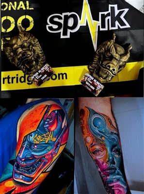فنان SPARK @anfitriontattoo يحقق فوزًا مزدوجًا في معرض Expo Tattoo Culturas 2025