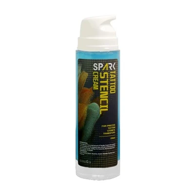 جل نقل استنسل وشم احترافي عضوي مريح شفاف بوزن 5 أونصة لفن الجسم والوشم