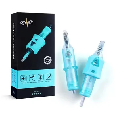 Spark Safe مريحة 316 حجم الفولاذ المقاوم للصدأ M1 قسط العقيمة القابلة للتصرف في خرطوشة خرطوشة الوشم للوشم الجسد الوشم