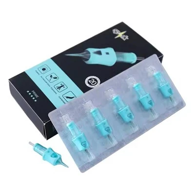 Spark 4 Size RL/RS/RM/M1 جودة عالية ومعقمة 316 من الفولاذ المقاوم للصدأ من الإبرة التي يمكن التخلص منها للبريق لفن الجسم