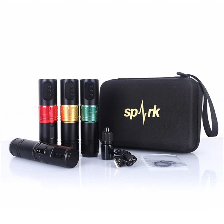 ماكينة الوشم سبارك 1600 مللي أمبير في الساعة ماكينة الوشم اللاسلكية الاحترافية